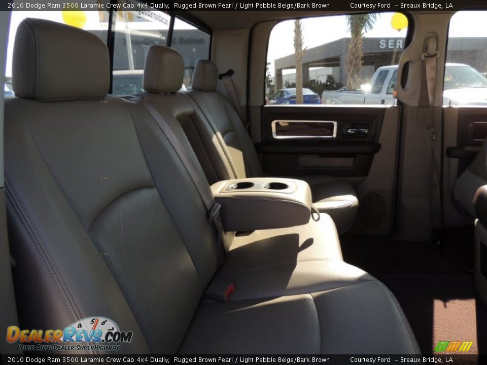2010 Dodge Ram 3500 Laramie Crew Cab 4x4 Dually Rugged Brown Pearl / Light Pebble Beige/Bark Brown Photo #8