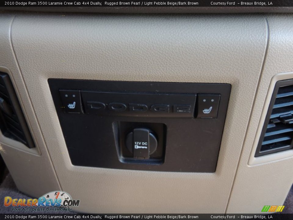 2010 Dodge Ram 3500 Laramie Crew Cab 4x4 Dually Rugged Brown Pearl / Light Pebble Beige/Bark Brown Photo #9