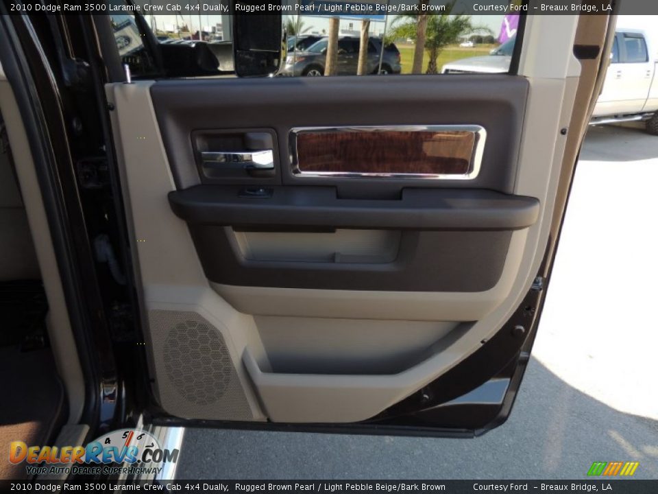 2010 Dodge Ram 3500 Laramie Crew Cab 4x4 Dually Rugged Brown Pearl / Light Pebble Beige/Bark Brown Photo #10