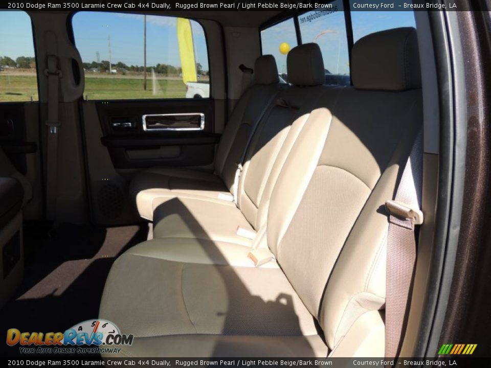 2010 Dodge Ram 3500 Laramie Crew Cab 4x4 Dually Rugged Brown Pearl / Light Pebble Beige/Bark Brown Photo #11