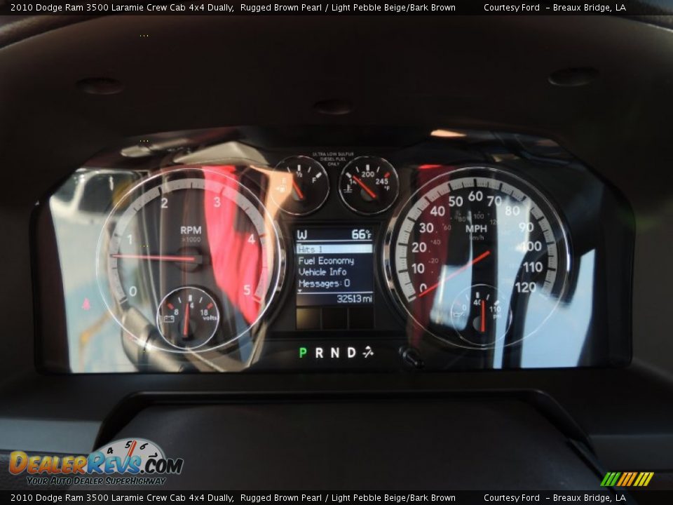 2010 Dodge Ram 3500 Laramie Crew Cab 4x4 Dually Rugged Brown Pearl / Light Pebble Beige/Bark Brown Photo #16