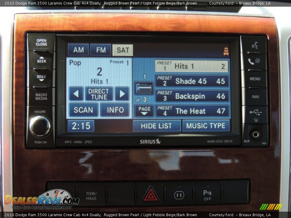 2010 Dodge Ram 3500 Laramie Crew Cab 4x4 Dually Rugged Brown Pearl / Light Pebble Beige/Bark Brown Photo #19