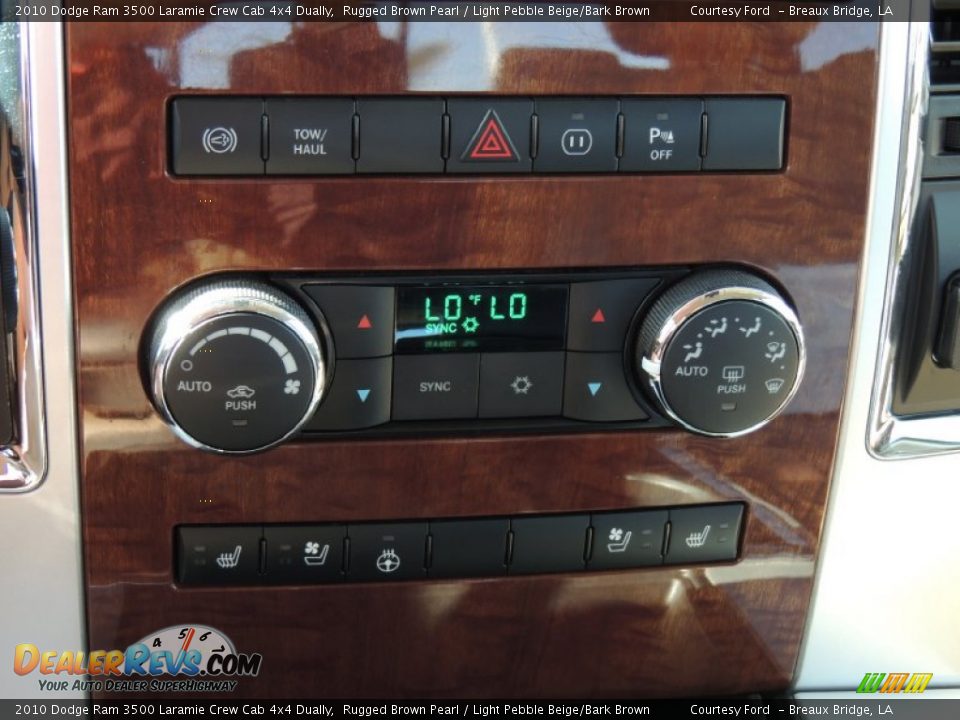 2010 Dodge Ram 3500 Laramie Crew Cab 4x4 Dually Rugged Brown Pearl / Light Pebble Beige/Bark Brown Photo #22
