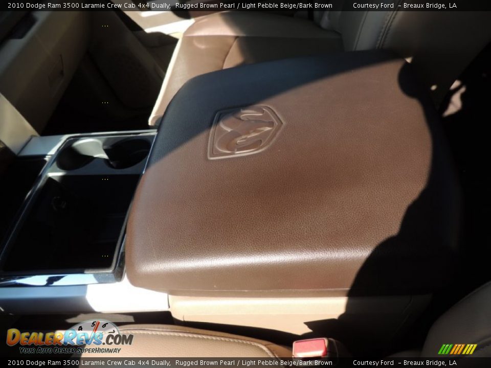 2010 Dodge Ram 3500 Laramie Crew Cab 4x4 Dually Rugged Brown Pearl / Light Pebble Beige/Bark Brown Photo #24