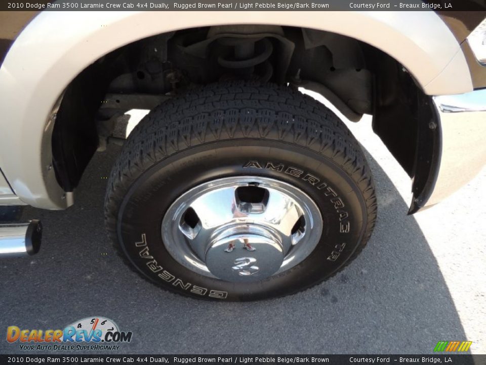 2010 Dodge Ram 3500 Laramie Crew Cab 4x4 Dually Rugged Brown Pearl / Light Pebble Beige/Bark Brown Photo #27