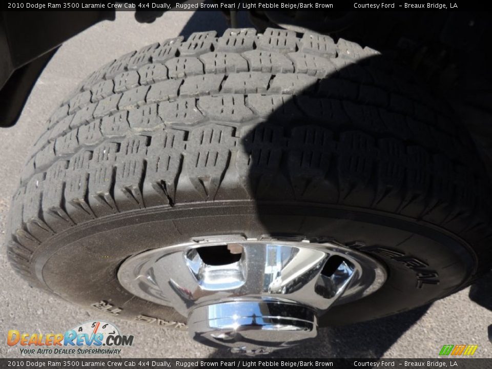 2010 Dodge Ram 3500 Laramie Crew Cab 4x4 Dually Rugged Brown Pearl / Light Pebble Beige/Bark Brown Photo #28