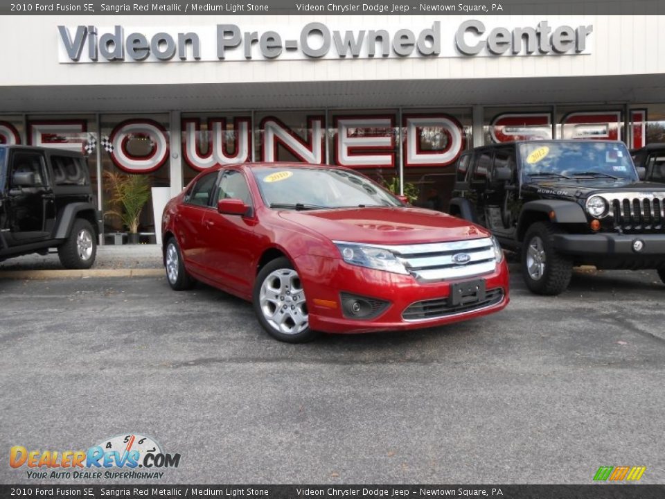 2010 Ford Fusion SE Sangria Red Metallic / Medium Light Stone Photo #1