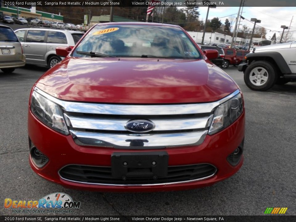 2010 Ford Fusion SE Sangria Red Metallic / Medium Light Stone Photo #2
