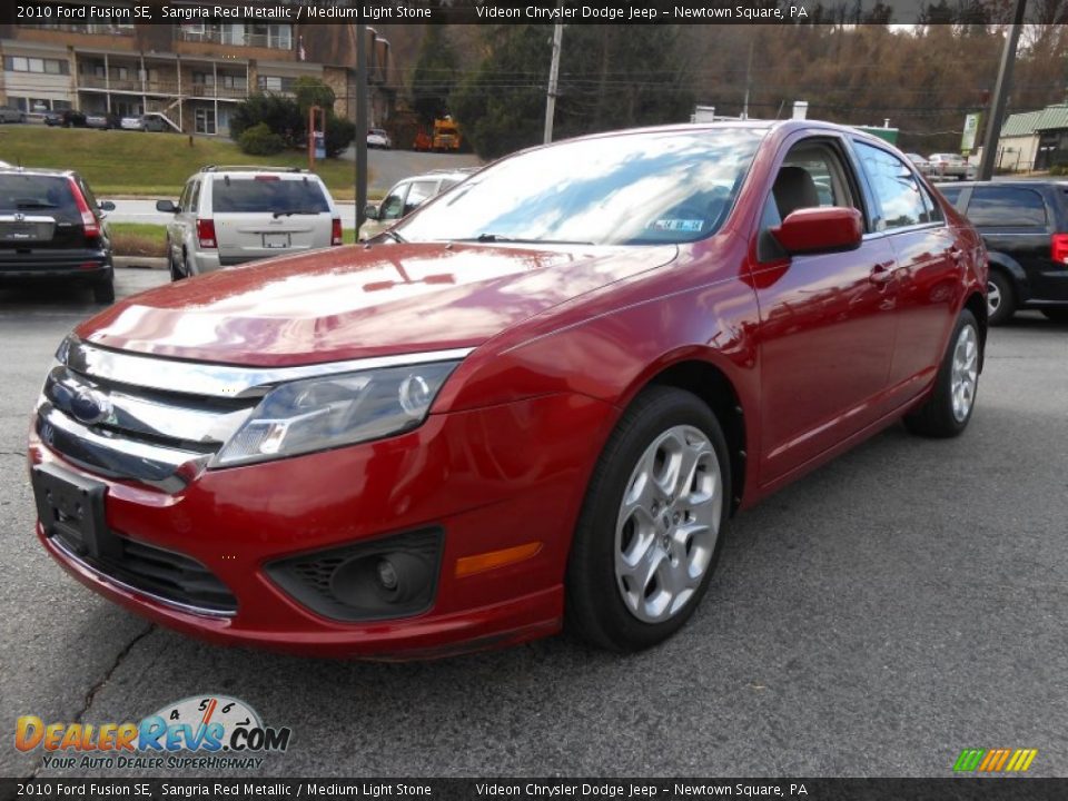 2010 Ford Fusion SE Sangria Red Metallic / Medium Light Stone Photo #3