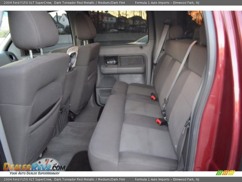 2004 Ford F150 XLT SuperCrew Dark Toreador Red Metallic / Medium/Dark Flint Photo #10