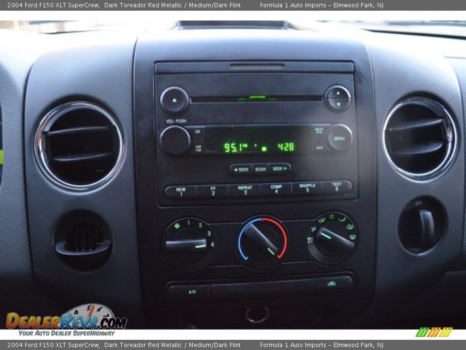 2004 Ford F150 XLT SuperCrew Dark Toreador Red Metallic / Medium/Dark Flint Photo #16