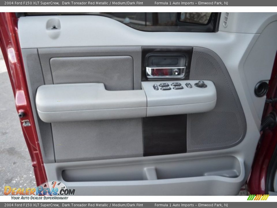 2004 Ford F150 XLT SuperCrew Dark Toreador Red Metallic / Medium/Dark Flint Photo #17