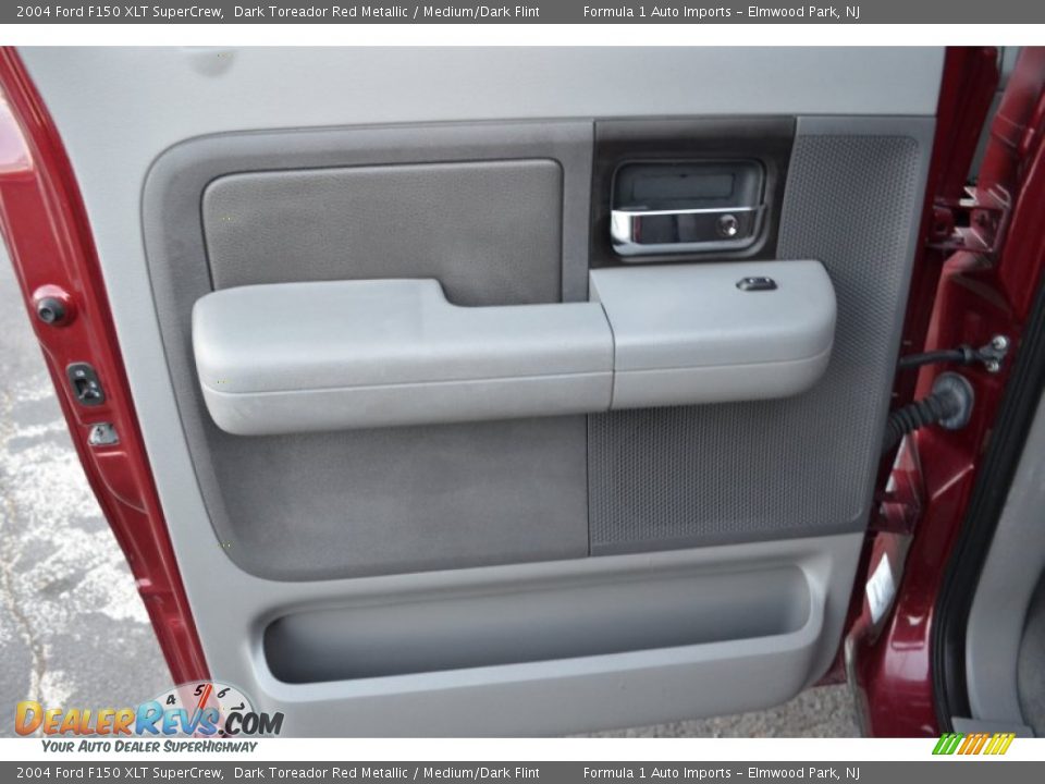2004 Ford F150 XLT SuperCrew Dark Toreador Red Metallic / Medium/Dark Flint Photo #18