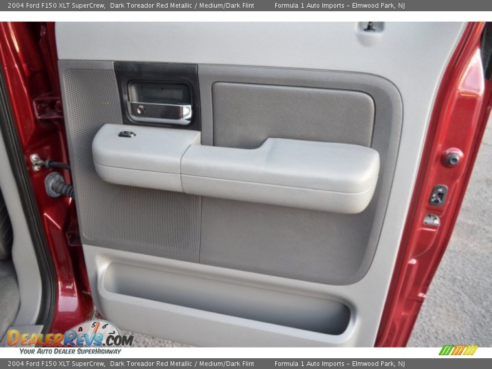 2004 Ford F150 XLT SuperCrew Dark Toreador Red Metallic / Medium/Dark Flint Photo #19