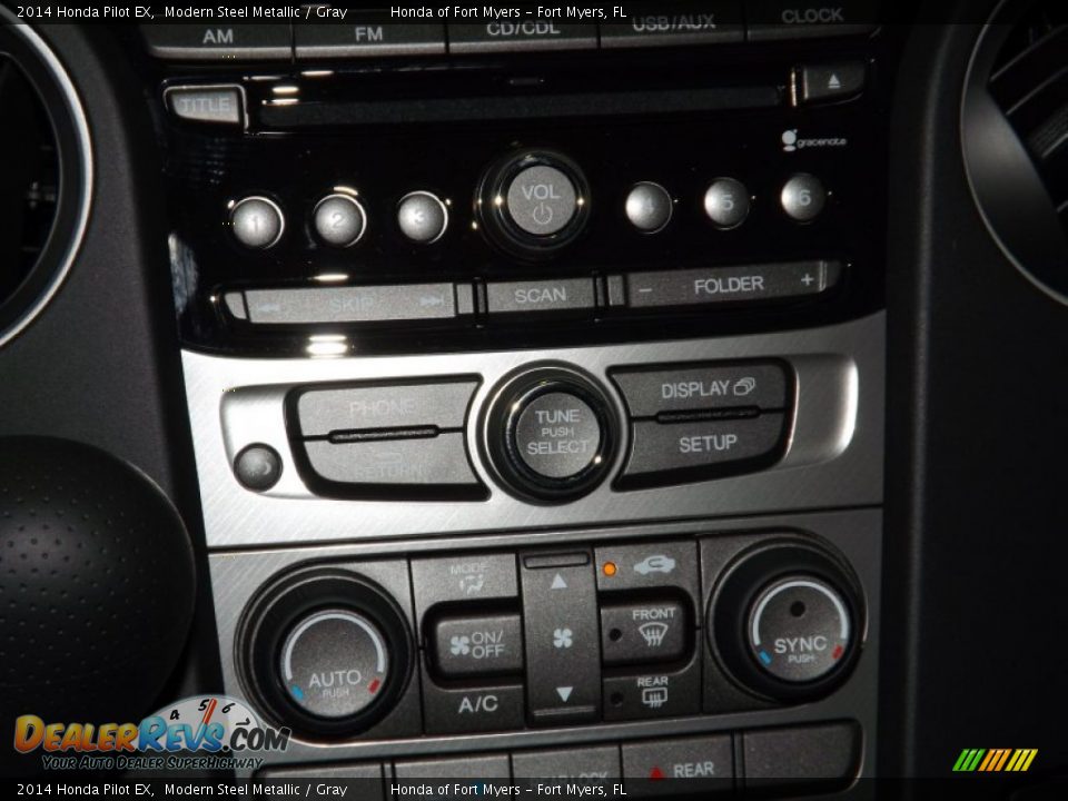 2014 Honda Pilot EX Modern Steel Metallic / Gray Photo #17