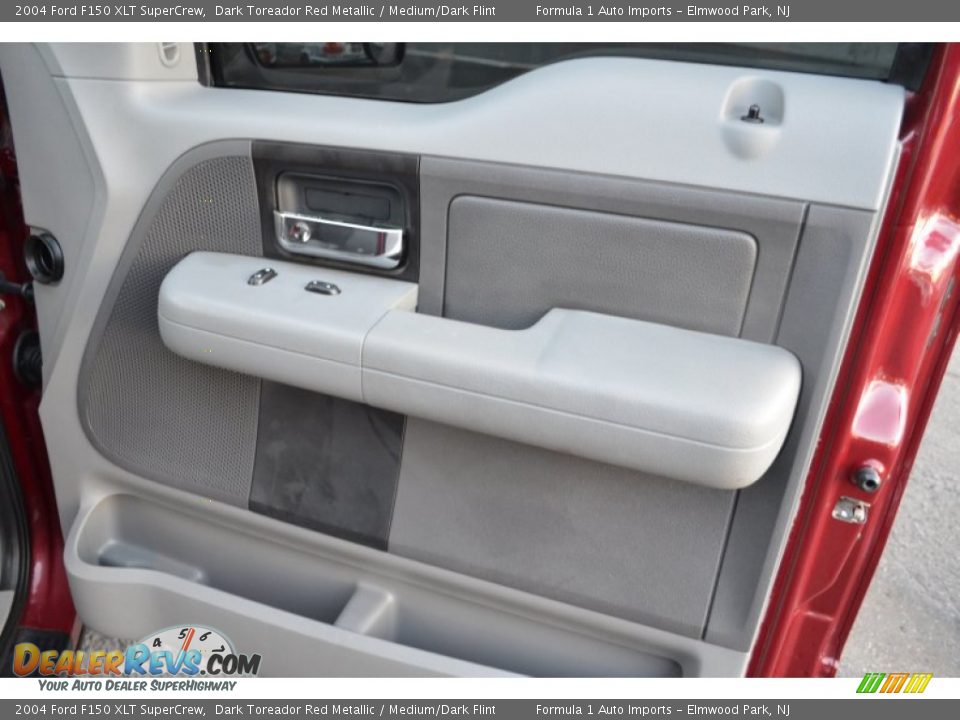 2004 Ford F150 XLT SuperCrew Dark Toreador Red Metallic / Medium/Dark Flint Photo #20