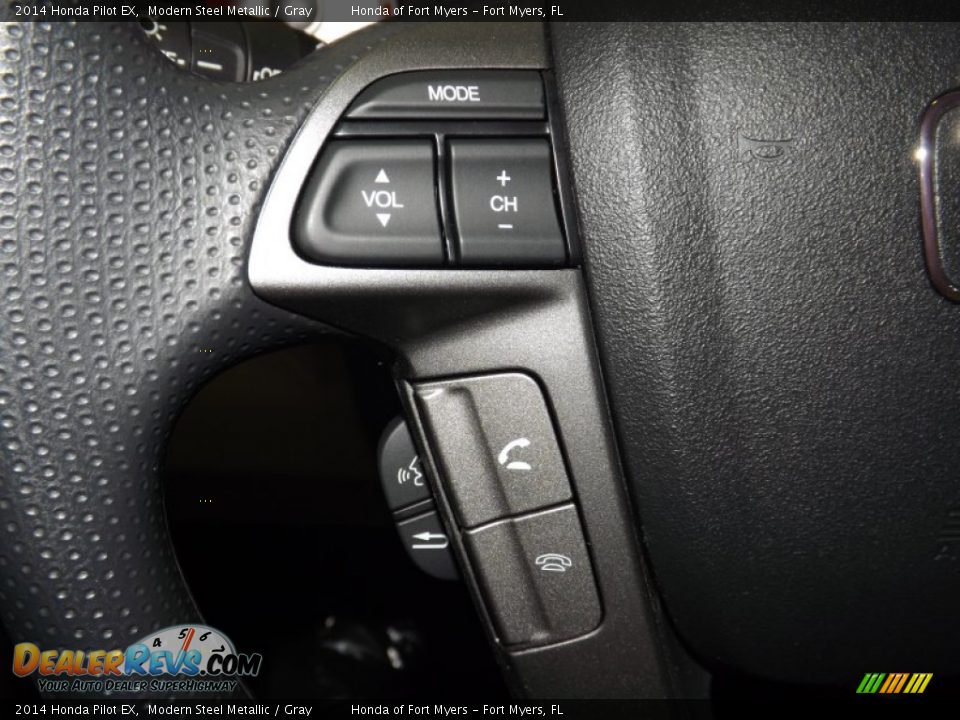 2014 Honda Pilot EX Modern Steel Metallic / Gray Photo #20