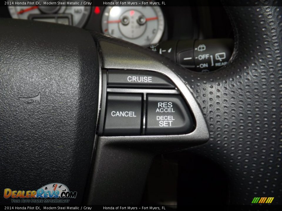 2014 Honda Pilot EX Modern Steel Metallic / Gray Photo #21