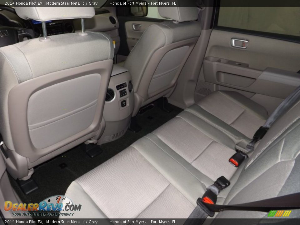 2014 Honda Pilot EX Modern Steel Metallic / Gray Photo #23