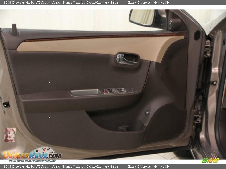 2008 Chevrolet Malibu LTZ Sedan Amber Bronze Metallic / Cocoa/Cashmere Beige Photo #4