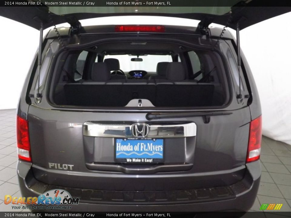2014 Honda Pilot EX Modern Steel Metallic / Gray Photo #25