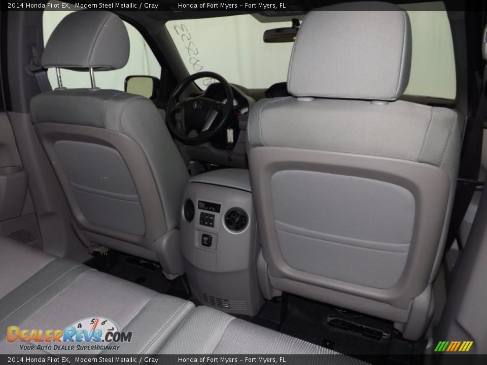 2014 Honda Pilot EX Modern Steel Metallic / Gray Photo #27