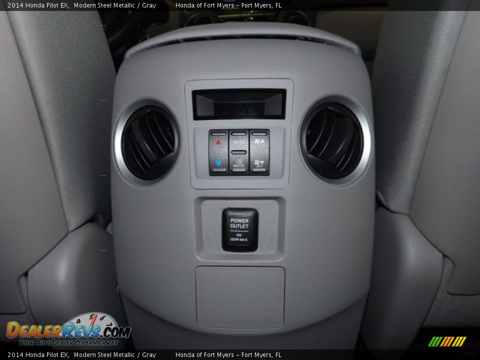 2014 Honda Pilot EX Modern Steel Metallic / Gray Photo #28