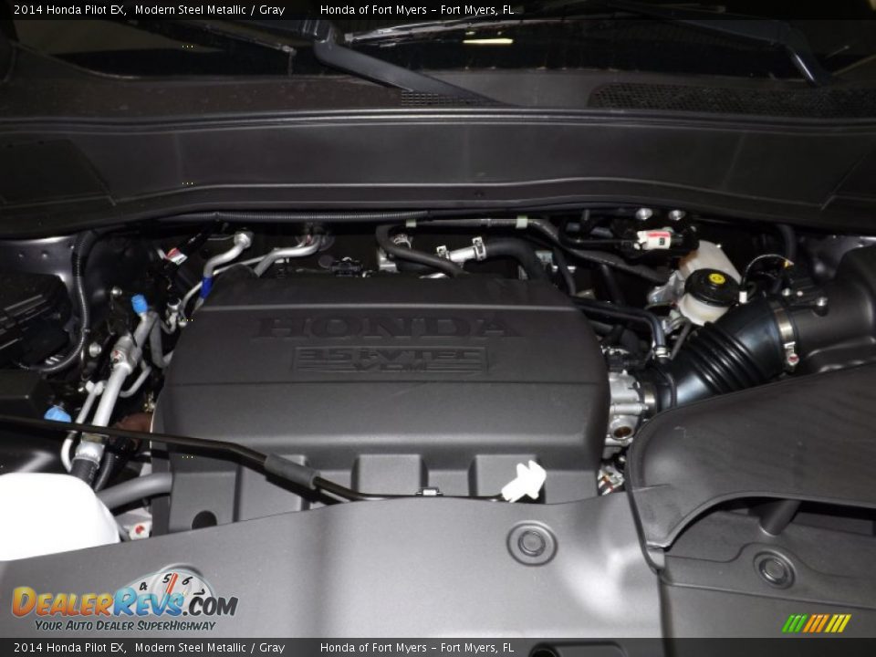2014 Honda Pilot EX Modern Steel Metallic / Gray Photo #31