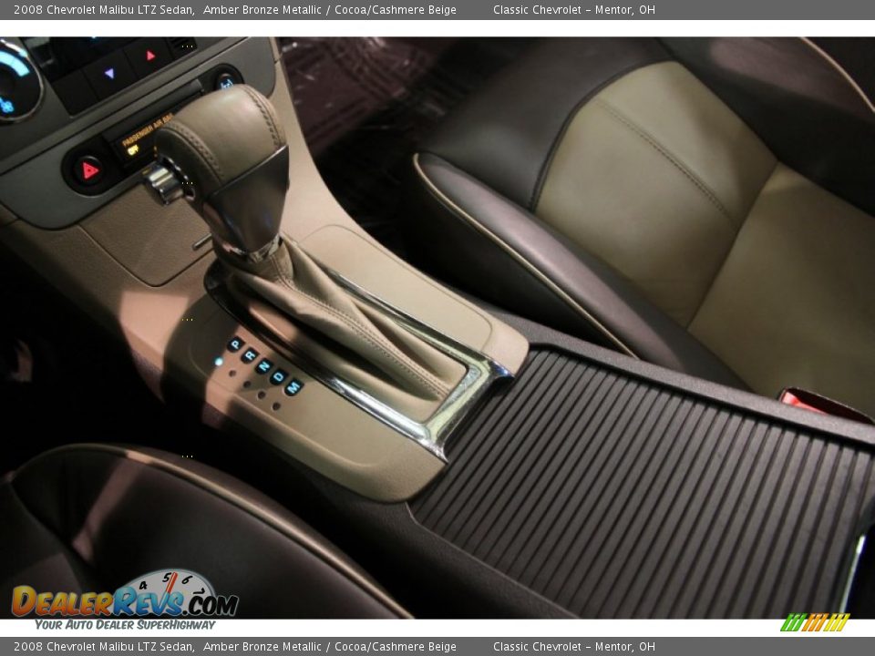 2008 Chevrolet Malibu LTZ Sedan Amber Bronze Metallic / Cocoa/Cashmere Beige Photo #11