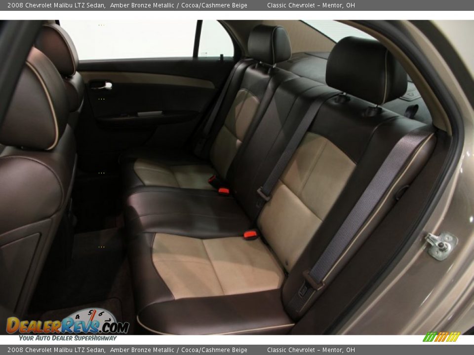 2008 Chevrolet Malibu LTZ Sedan Amber Bronze Metallic / Cocoa/Cashmere Beige Photo #15