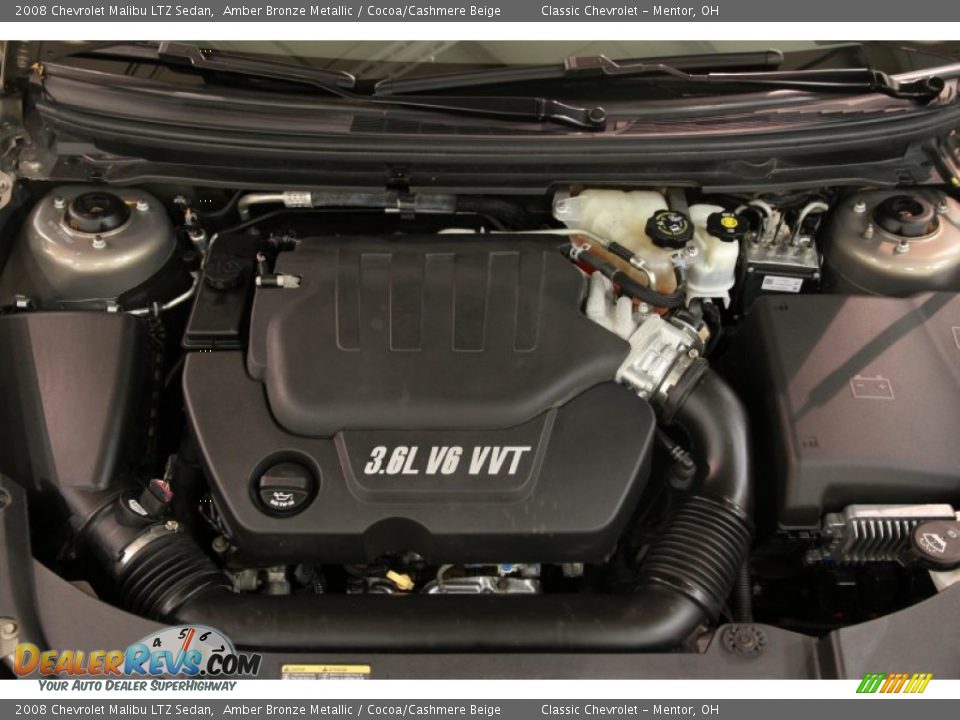 2008 Chevrolet Malibu LTZ Sedan Amber Bronze Metallic / Cocoa/Cashmere Beige Photo #17