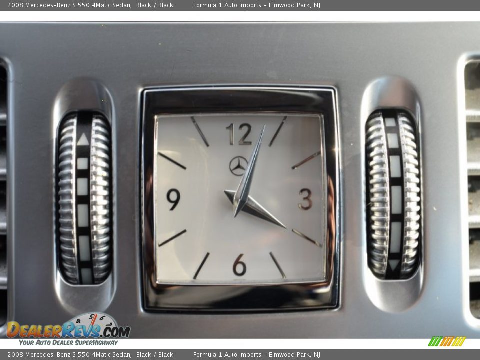 2008 Mercedes-Benz S 550 4Matic Sedan Black / Black Photo #16