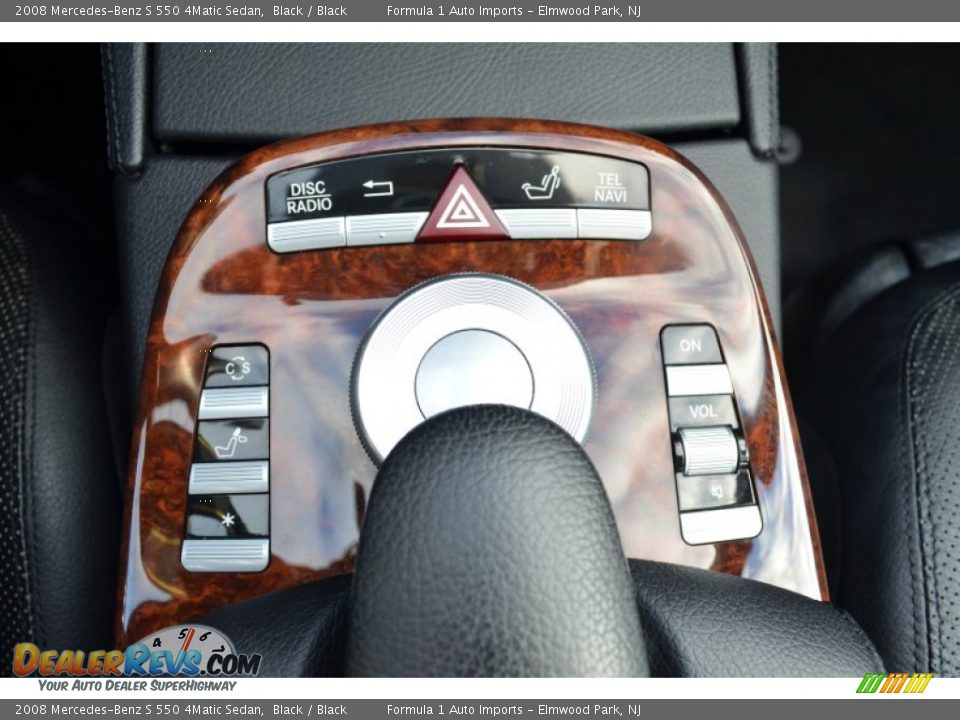 2008 Mercedes-Benz S 550 4Matic Sedan Black / Black Photo #18