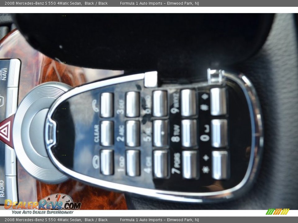 2008 Mercedes-Benz S 550 4Matic Sedan Black / Black Photo #19