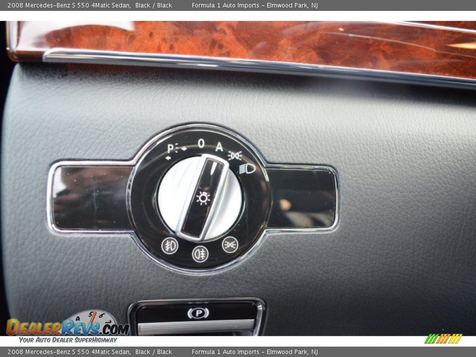 2008 Mercedes-Benz S 550 4Matic Sedan Black / Black Photo #22