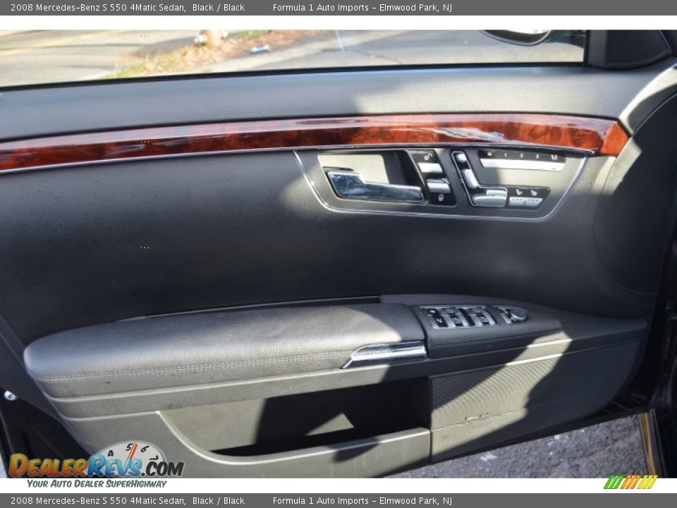 2008 Mercedes-Benz S 550 4Matic Sedan Black / Black Photo #24