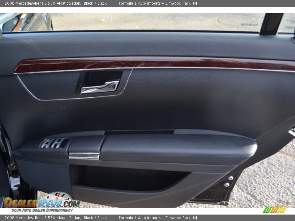 2008 Mercedes-Benz S 550 4Matic Sedan Black / Black Photo #26