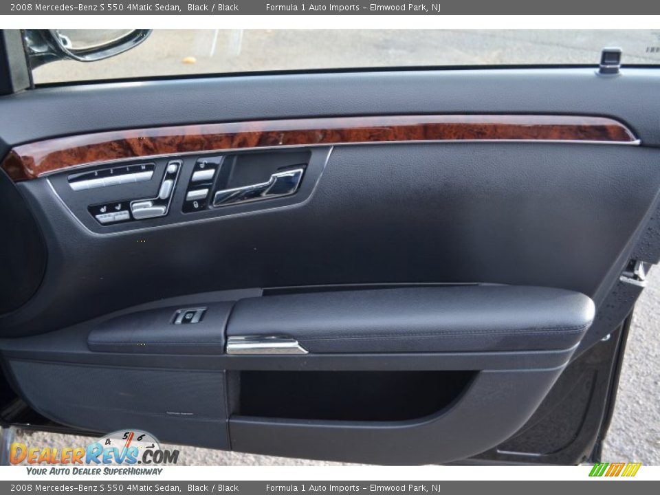 2008 Mercedes-Benz S 550 4Matic Sedan Black / Black Photo #27