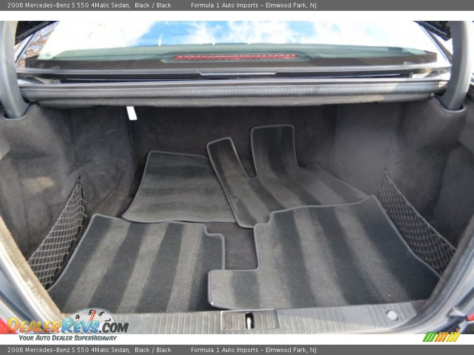 2008 Mercedes-Benz S 550 4Matic Sedan Black / Black Photo #30