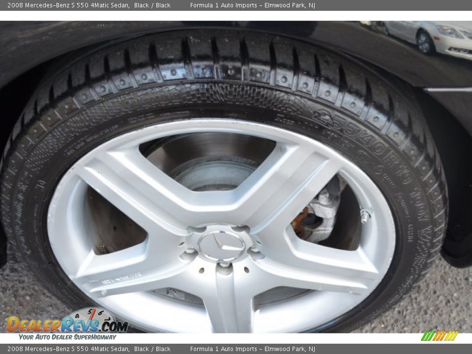 2008 Mercedes-Benz S 550 4Matic Sedan Black / Black Photo #32