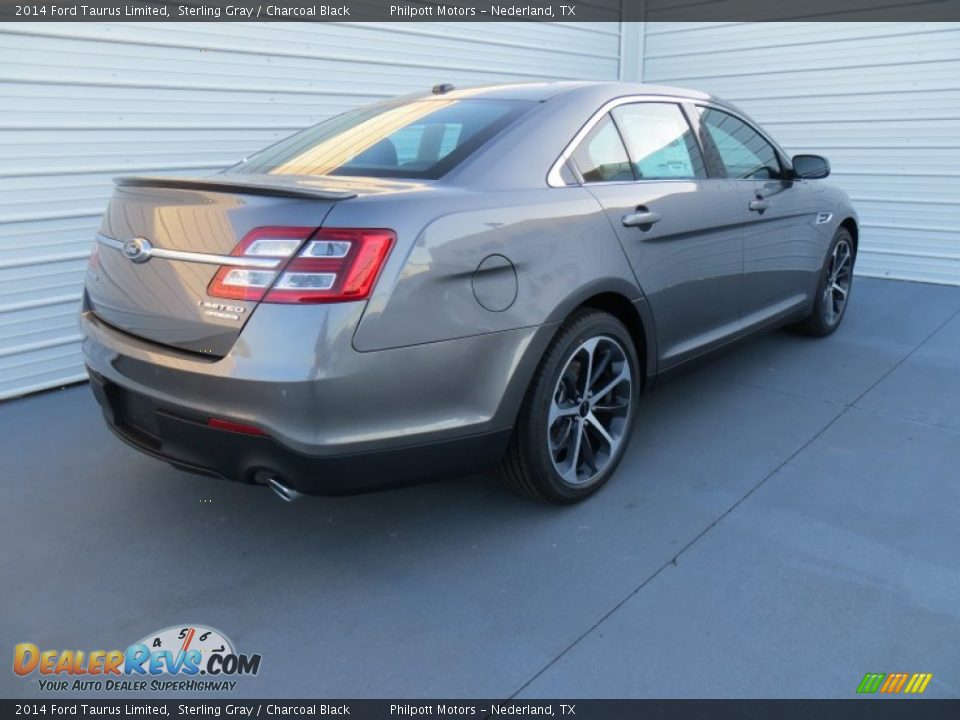 2014 Ford Taurus Limited Sterling Gray / Charcoal Black Photo #4