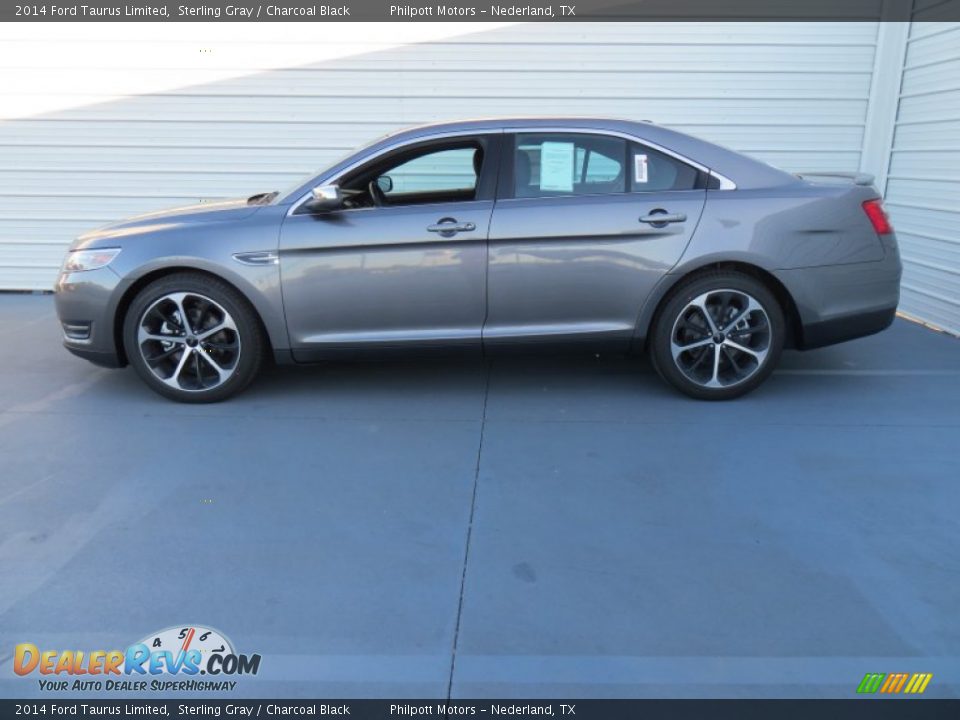 2014 Ford Taurus Limited Sterling Gray / Charcoal Black Photo #6