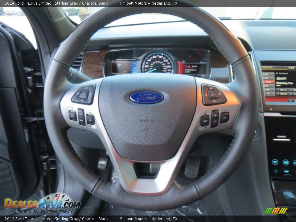 2014 Ford Taurus Limited Sterling Gray / Charcoal Black Photo #31