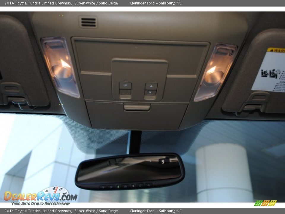 2014 Toyota Tundra Limited Crewmax Super White / Sand Beige Photo #15