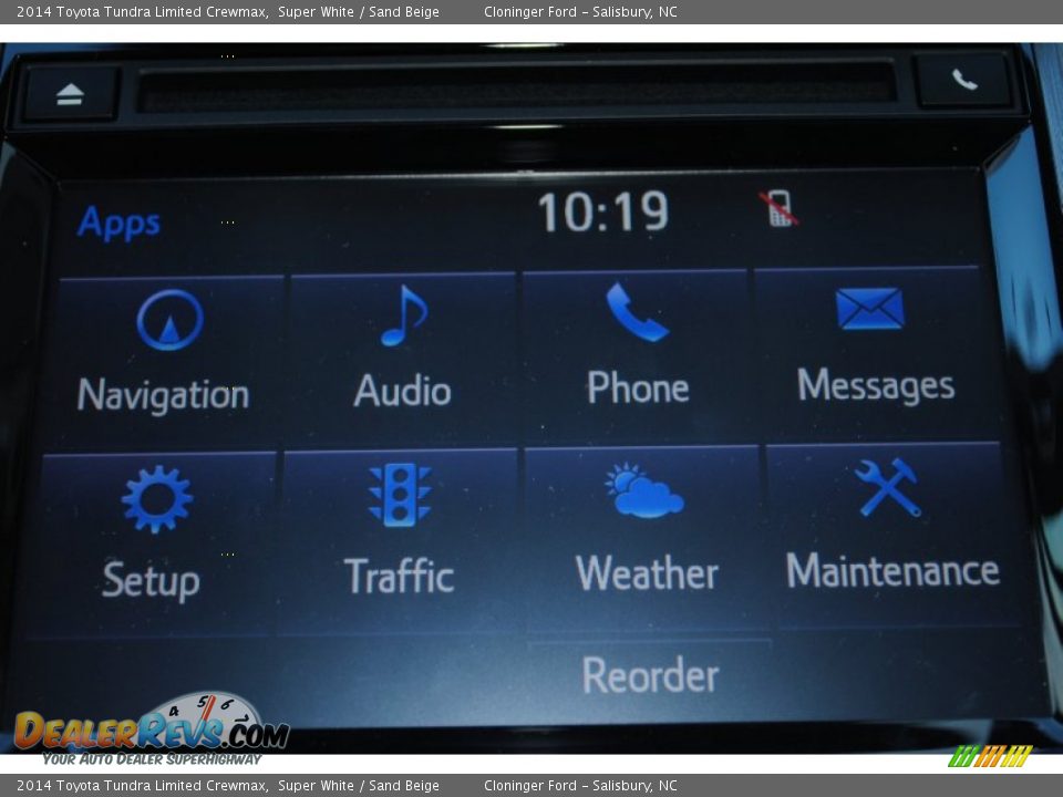 2014 Toyota Tundra Limited Crewmax Super White / Sand Beige Photo #20