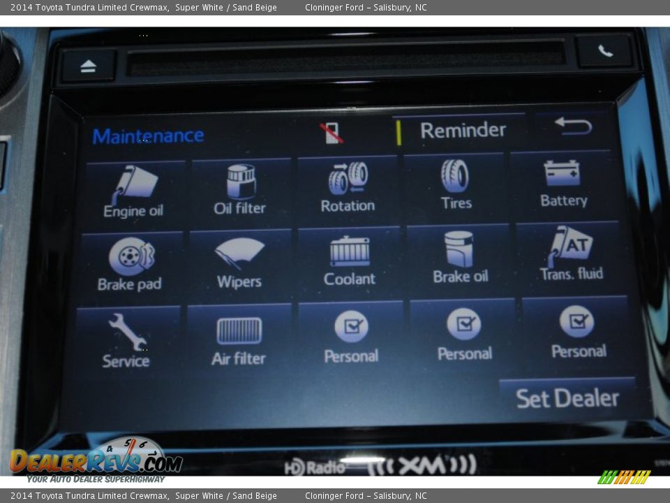 2014 Toyota Tundra Limited Crewmax Super White / Sand Beige Photo #22