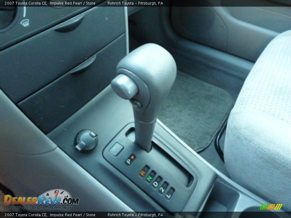 2007 Toyota Corolla CE Impulse Red Pearl / Stone Photo #21