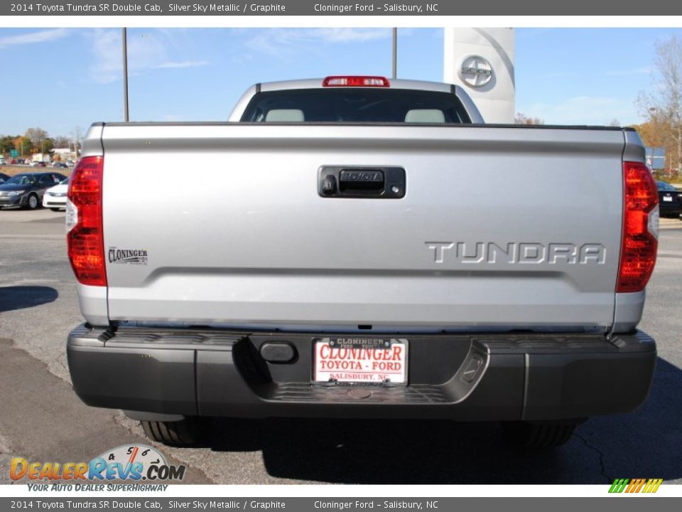 2014 Toyota Tundra SR Double Cab Silver Sky Metallic / Graphite Photo #4