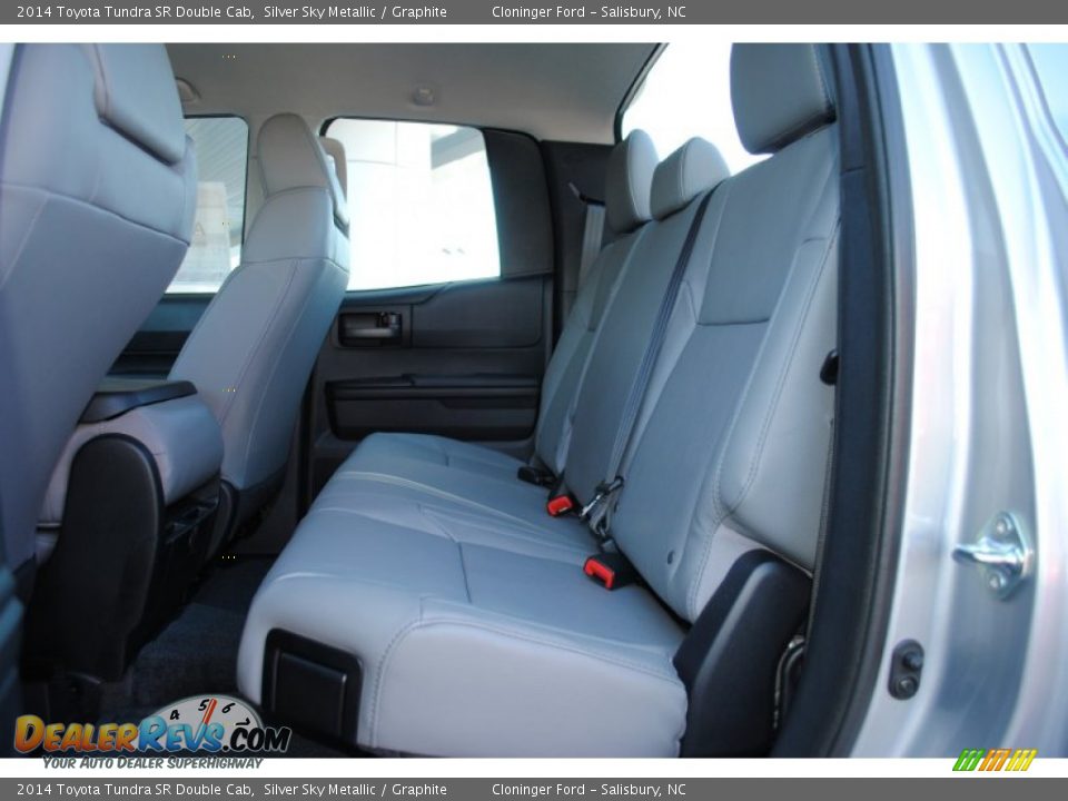 2014 Toyota Tundra SR Double Cab Silver Sky Metallic / Graphite Photo #11