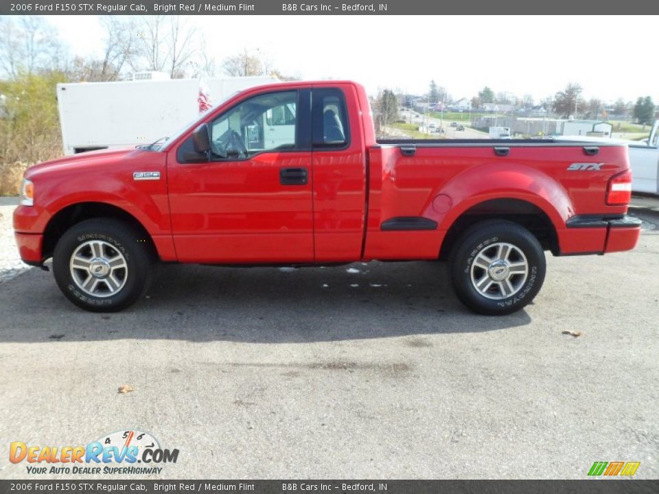 2006 Ford F150 STX Regular Cab Bright Red / Medium Flint Photo #1